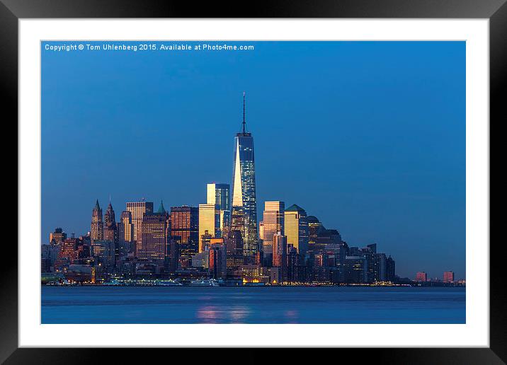 NEW YORK CITY 01 Framed Mounted Print by Tom Uhlenberg