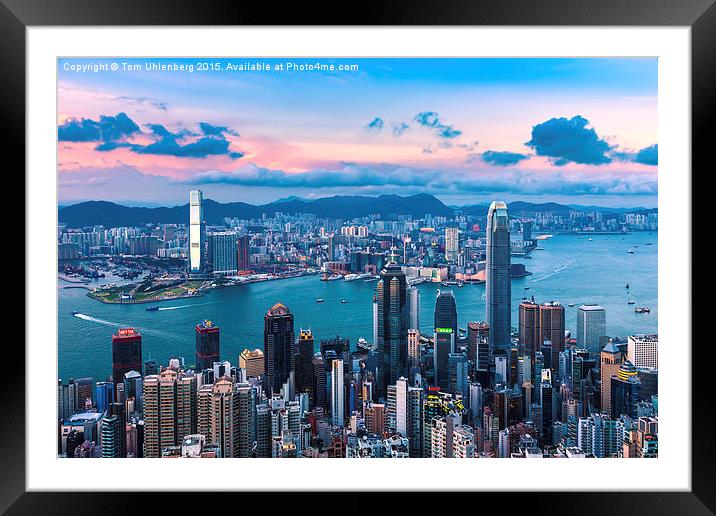 HONG KONG 03 Framed Mounted Print by Tom Uhlenberg
