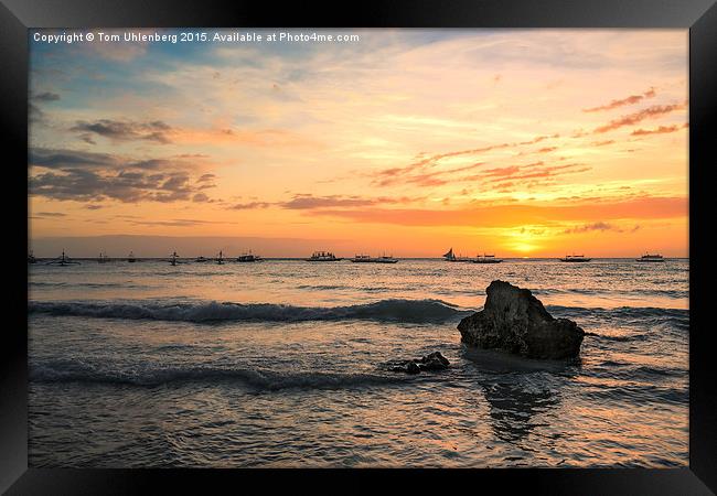 BORACAY 03 Framed Print by Tom Uhlenberg