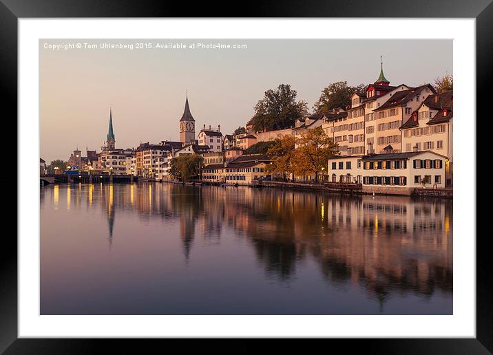 ZURICH 02 Framed Mounted Print by Tom Uhlenberg