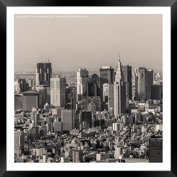 TOKYO 17 Framed Mounted Print by Tom Uhlenberg