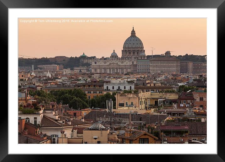 ROME 04 Framed Mounted Print by Tom Uhlenberg