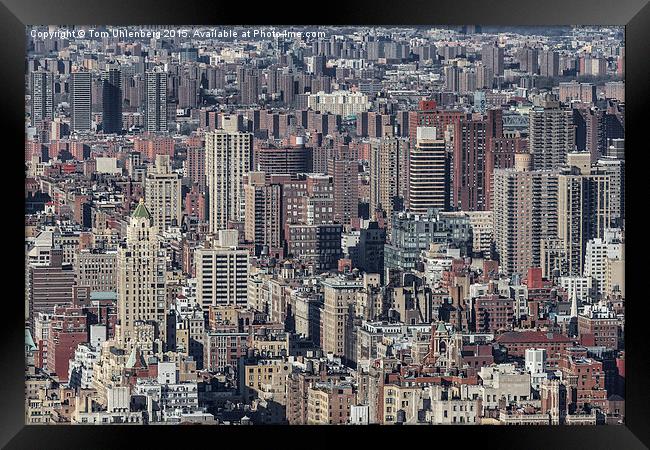 NEW YORK CITY 16 Framed Print by Tom Uhlenberg