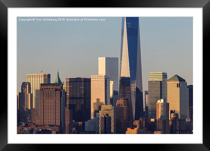 NEW YORK CITY 18 Framed Mounted Print by Tom Uhlenberg