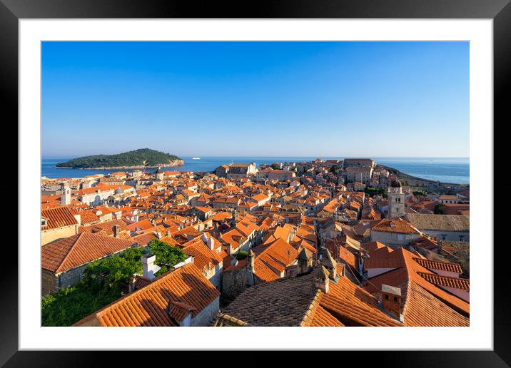 DUBROVNIK 08 Framed Mounted Print by Tom Uhlenberg