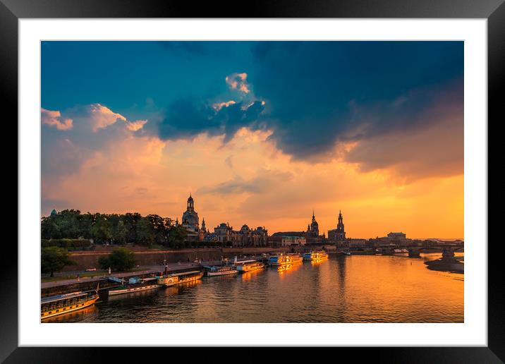 DRESDEN 02 Framed Mounted Print by Tom Uhlenberg