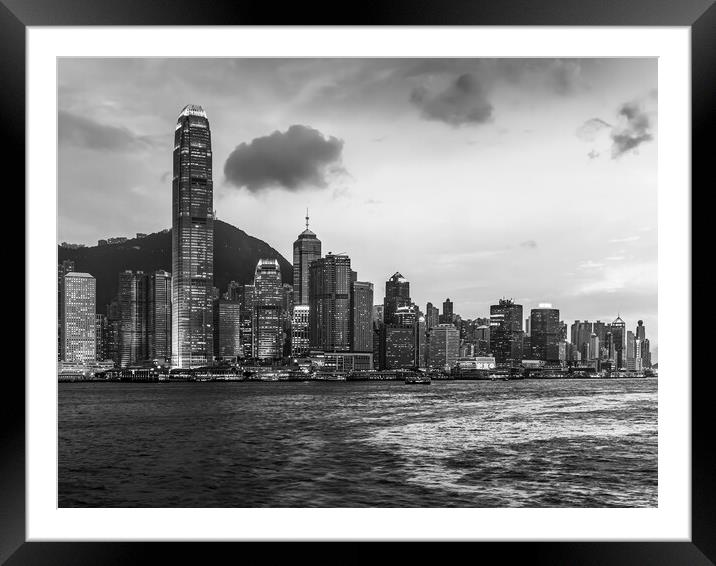 HONG KONG 37 Framed Mounted Print by Tom Uhlenberg