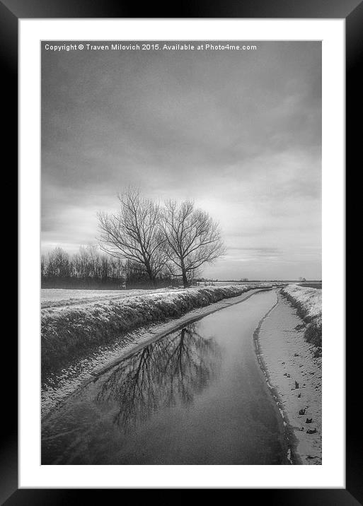  Moonland Framed Mounted Print by Traven Milovich