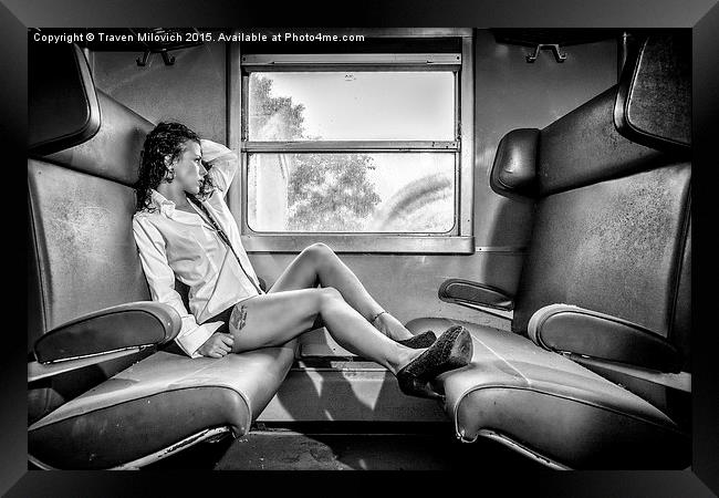 Take a Litte Trip Framed Print by Traven Milovich