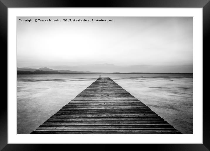 Sirmione Framed Mounted Print by Traven Milovich