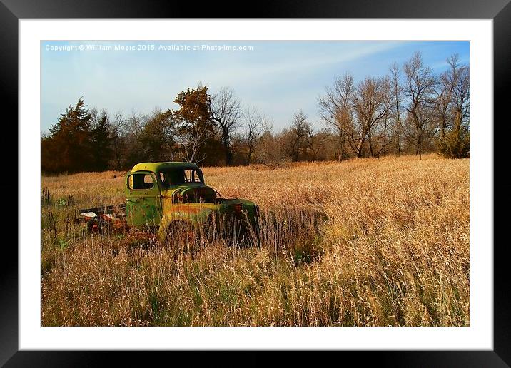  Abandoned Framed Mounted Print by William Moore