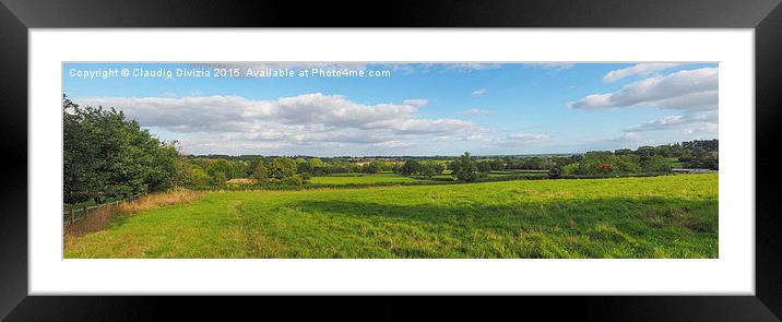 English countryside in Tanworth in Arden Framed Mounted Print by Claudio Divizia