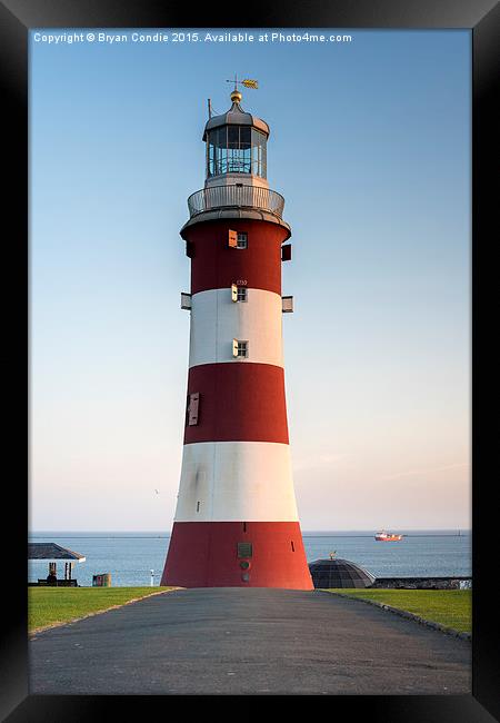  The Lighthouse Framed Print by Bryan Condie