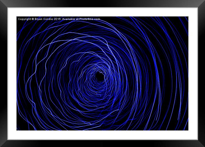  The Black Hole Framed Mounted Print by Bryan Condie