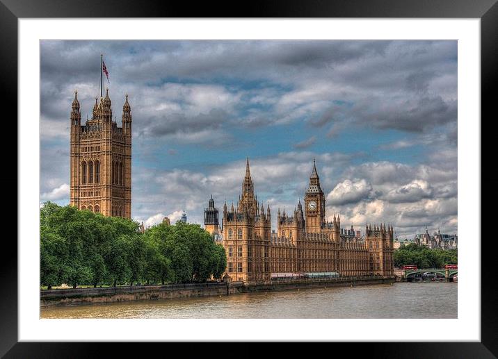  Houses of Parliament Framed Mounted Print by Lee Nichols