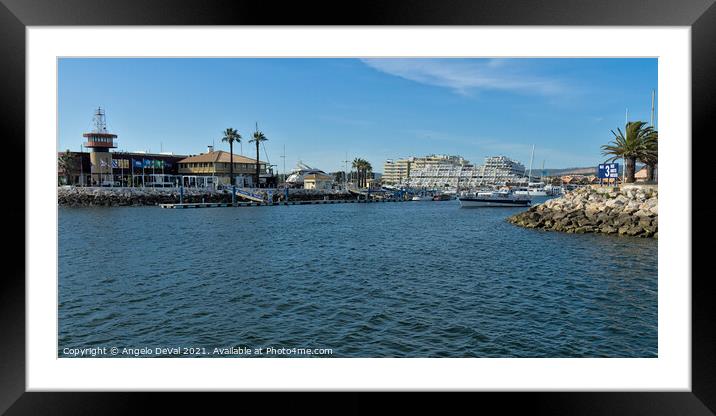 Going to the Marina of Vilamoura - Algarve Framed Mounted Print by Angelo DeVal