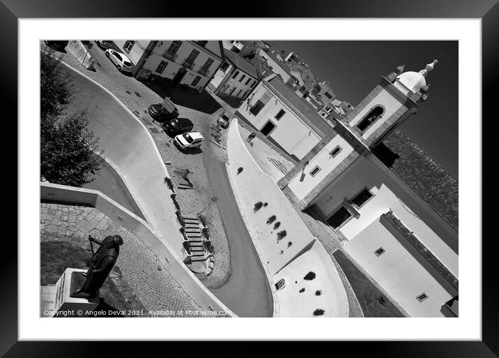 Curves to Sines Church Framed Mounted Print by Angelo DeVal