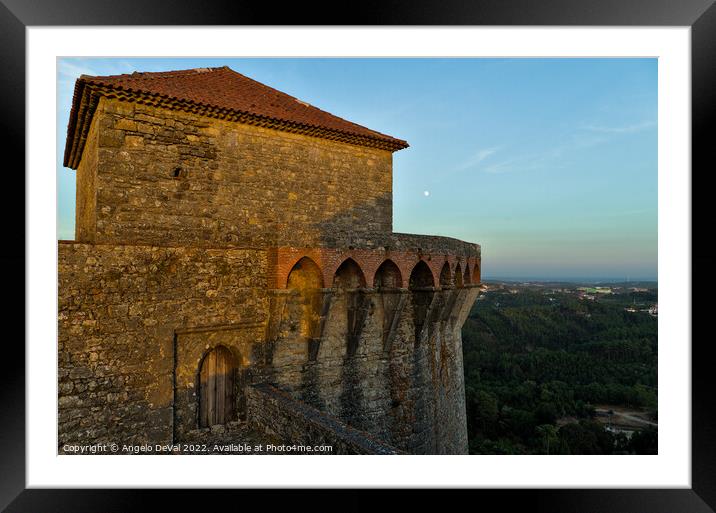 Ourem Castle. Santarem, Portugal Framed Mounted Print by Angelo DeVal