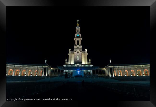 Fatima at Night Framed Print by Angelo DeVal