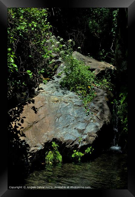 Secret Nature Spot in Almonaster, Spain Framed Print by Angelo DeVal