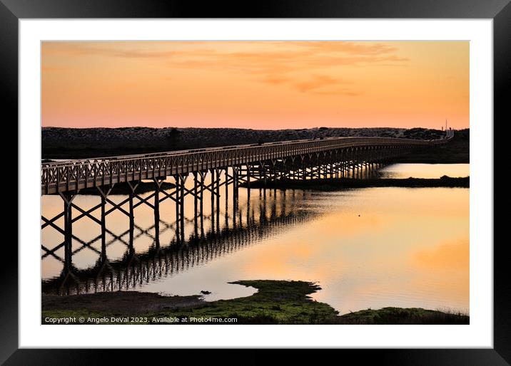 Sunset to Twilight in Quinta do Lago Framed Mounted Print by Angelo DeVal