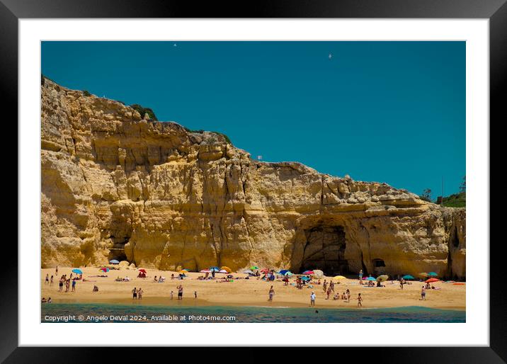 Summertime in Carvalho Beach Framed Mounted Print by Angelo DeVal