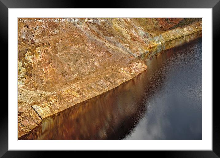 The Abandoned Mines Tranquil Reflections Framed Mounted Print by Angelo DeVal