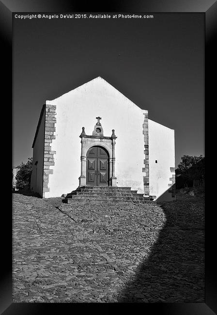 Church of Misericordia in Monochrome  Framed Print by Angelo DeVal