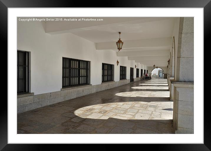 Arches of Tavira  Framed Mounted Print by Angelo DeVal