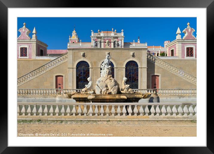 Estoi Palace in Algarve. Portugal Framed Mounted Print by Angelo DeVal