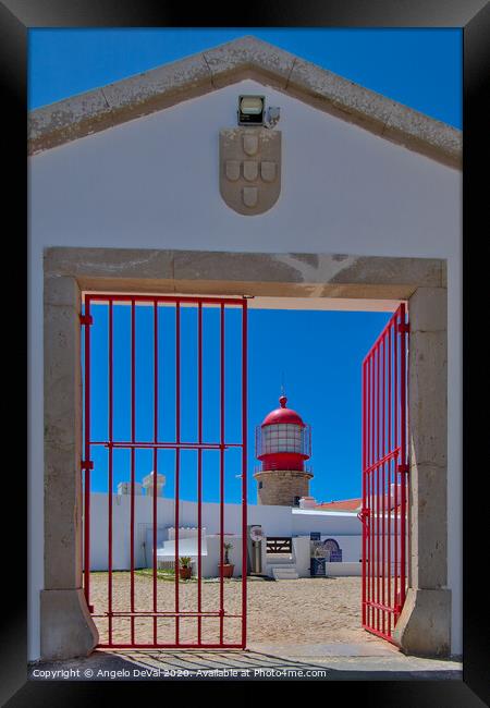 Fort of Sagres Entrance Framed Print by Angelo DeVal
