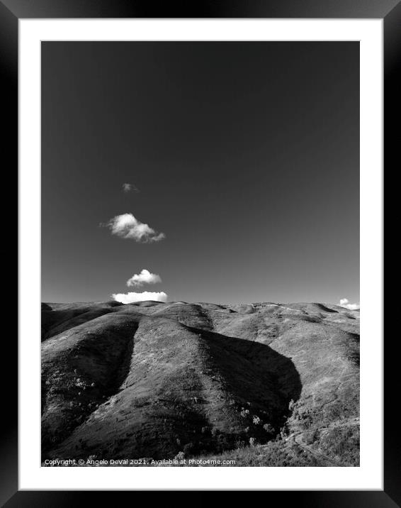 Little puff Clouds in Caldeirao Framed Mounted Print by Angelo DeVal