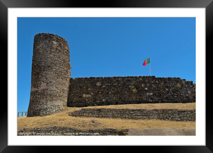 Castle of Aljezur Framed Mounted Print by Angelo DeVal