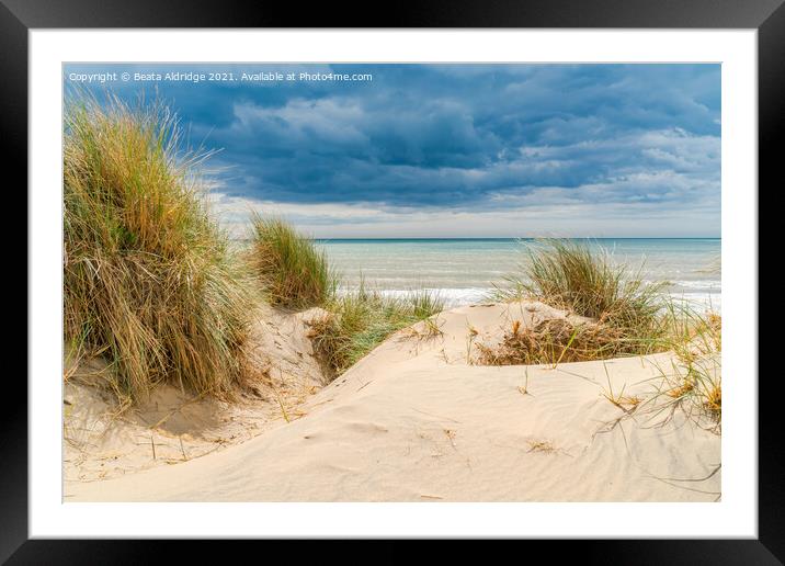 Storm approaching Framed Mounted Print by Beata Aldridge