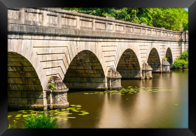 Five-arch bridge Framed Print by Beata Aldridge