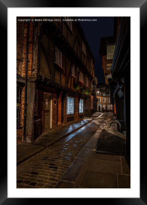 The Shambles Framed Mounted Print by Beata Aldridge