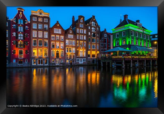 Amsterdam reflections Framed Print by Beata Aldridge