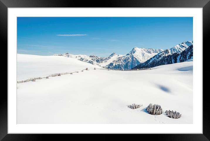 Austrian Alps Framed Mounted Print by Beata Aldridge