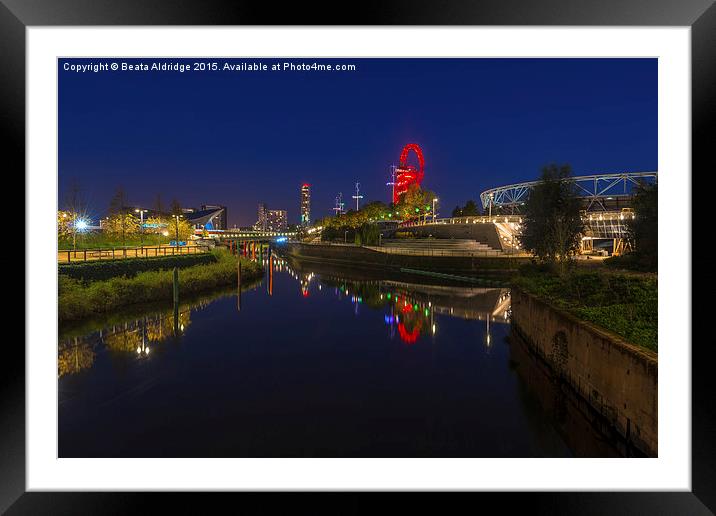  Olympic park Framed Mounted Print by Beata Aldridge