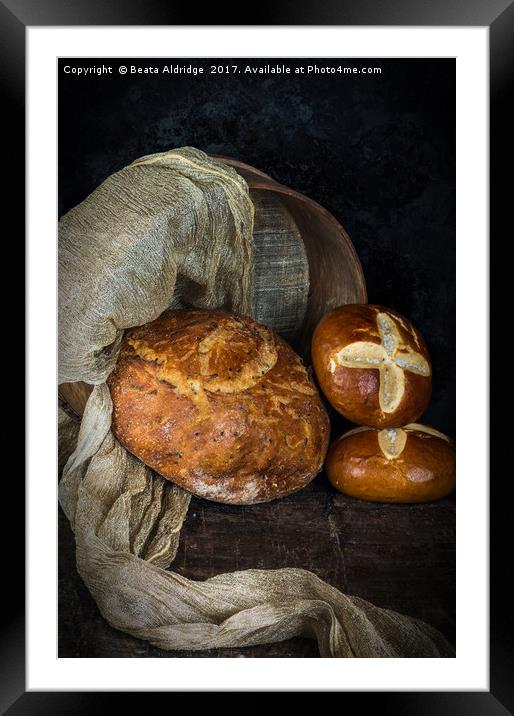 Bread Framed Mounted Print by Beata Aldridge