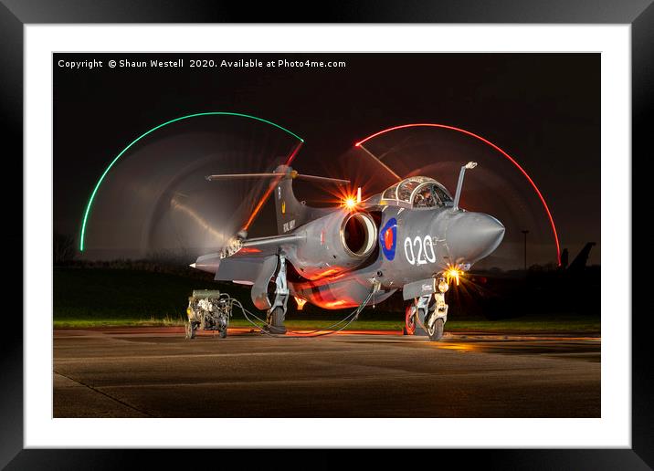 Navy Buccaneer Framed Mounted Print by Shaun Westell