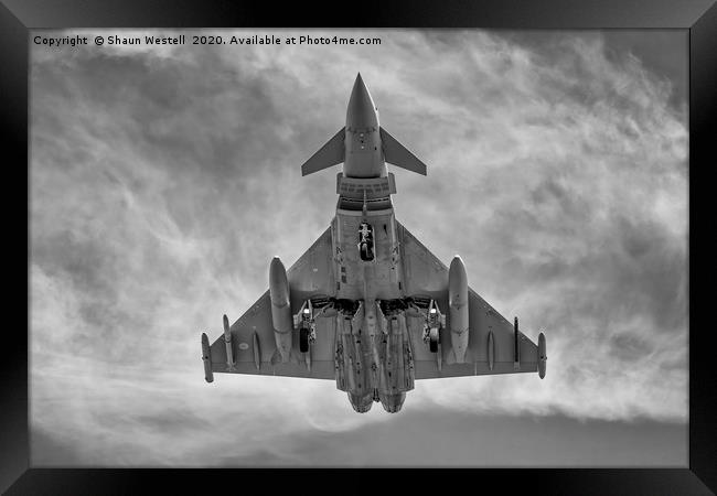 "  Typhoon Approach " Framed Print by Shaun Westell