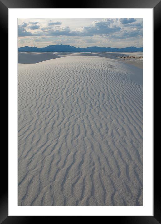  White Sands NM Framed Mounted Print by Chris Pickett