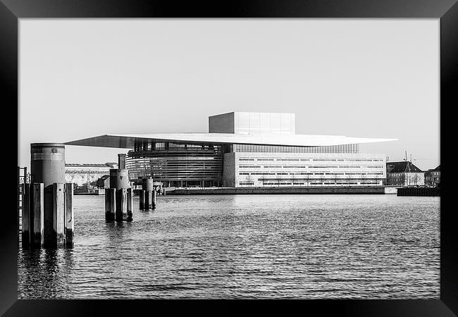  Copenhagen Opera House Framed Print by Radu Trancau