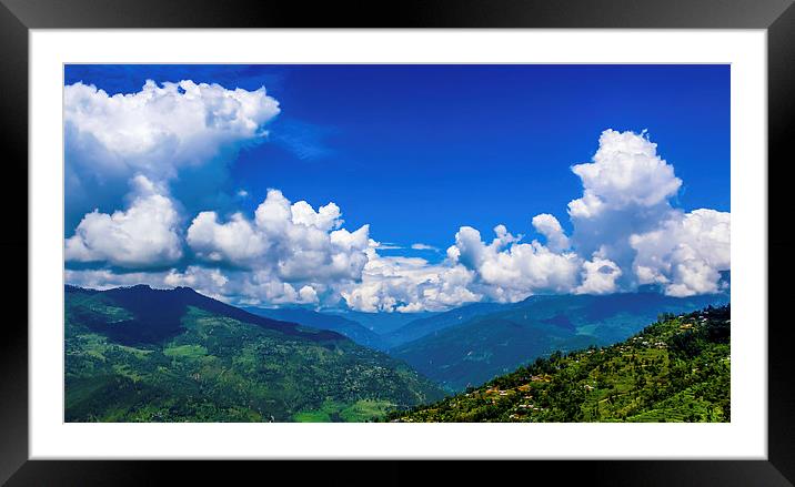  Landscape of Nepal Framed Mounted Print by Madhu Sigdel