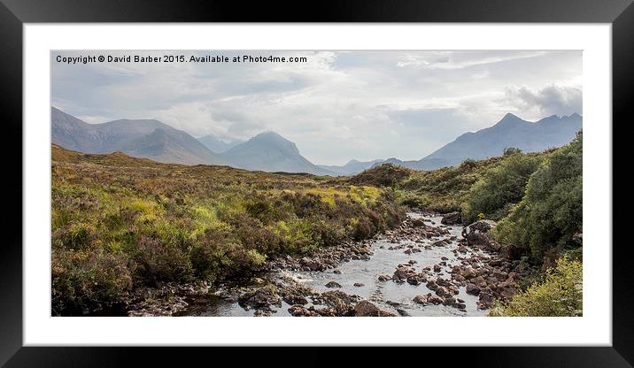  Skye Framed Mounted Print by David Barber