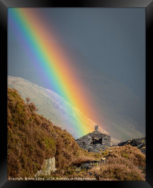 Crock of gold? Framed Print by John Ealing