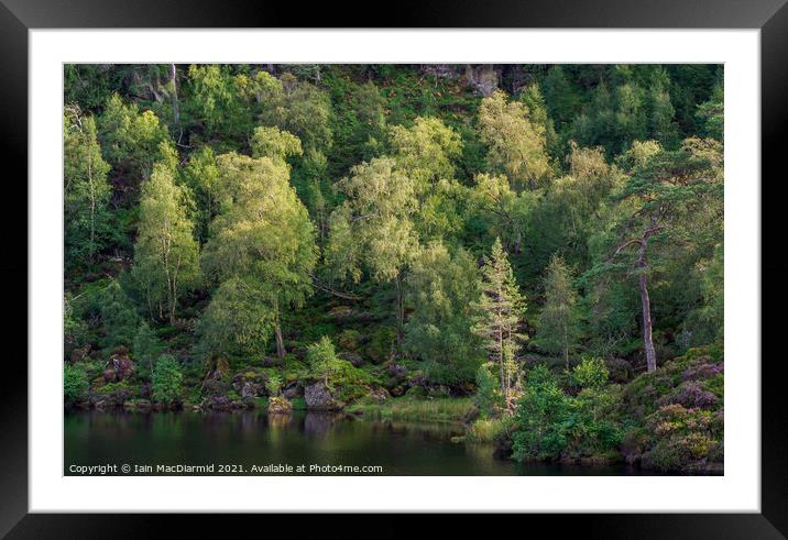 Loch Beannacharan Framed Mounted Print by Iain MacDiarmid