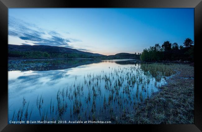 Local Loch Framed Print by Iain MacDiarmid