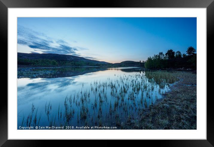 Local Loch Framed Mounted Print by Iain MacDiarmid